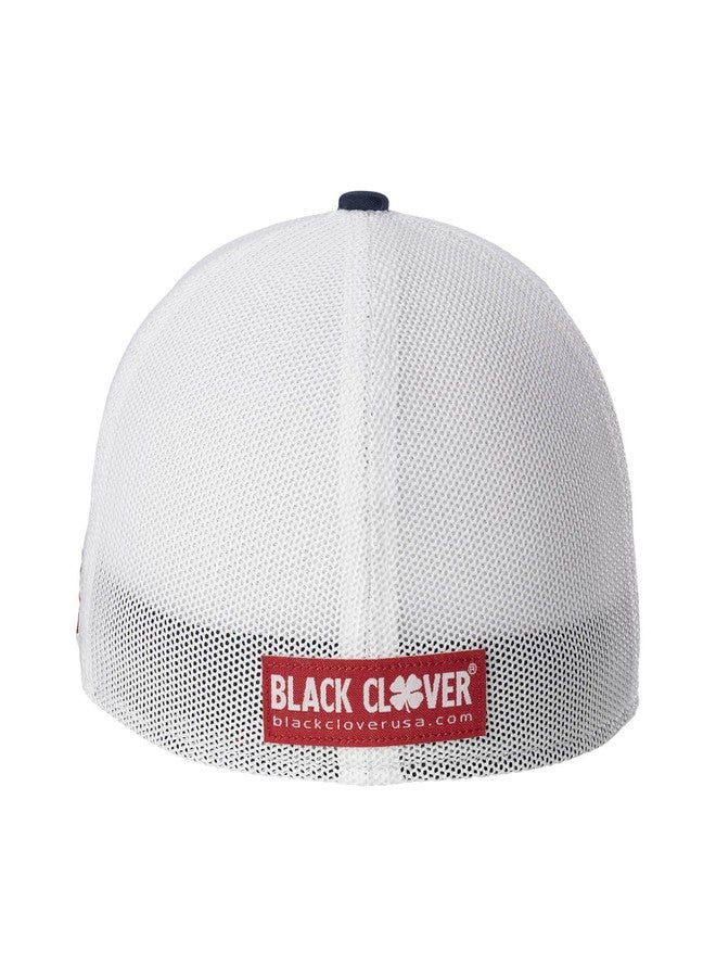 Black Clover Standard Premium 70 Hat, Navy Hat/3D Red Clover/White Trim - Image 2